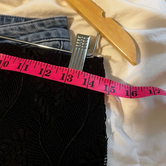 Black DVF Midi Lace Skirt - Picture 7 of 8
